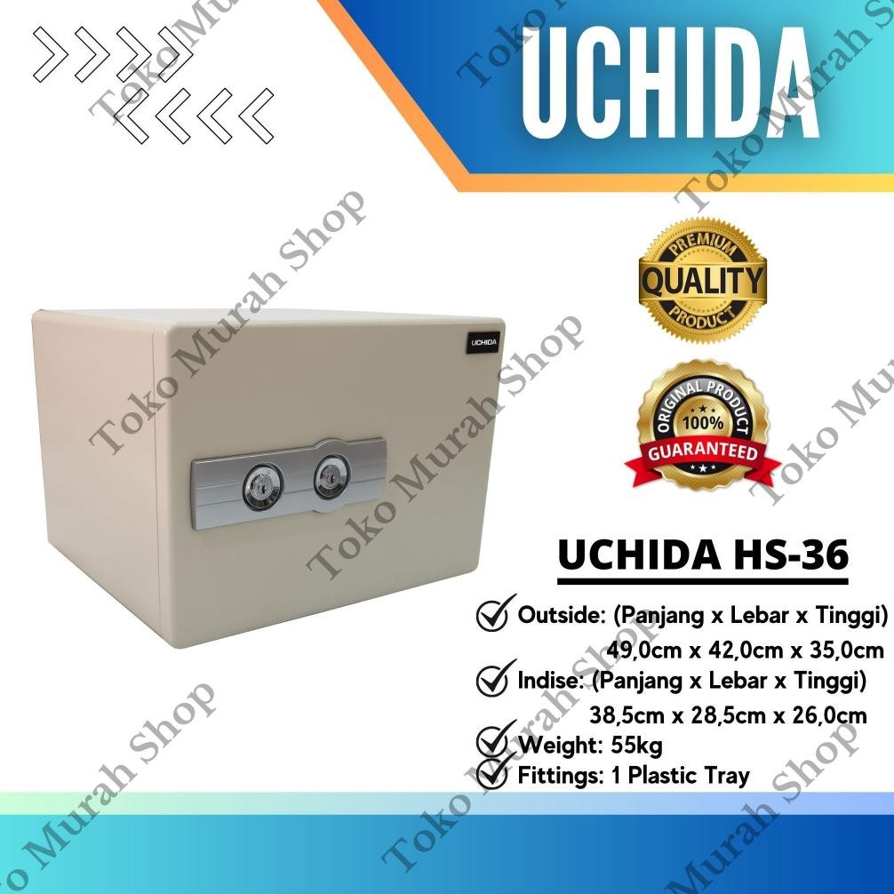Safety Box Uchida HS36 Brankas Tahan Api Uchida HS36 Brankas UCHIDA HS 36 Garansi Resmi