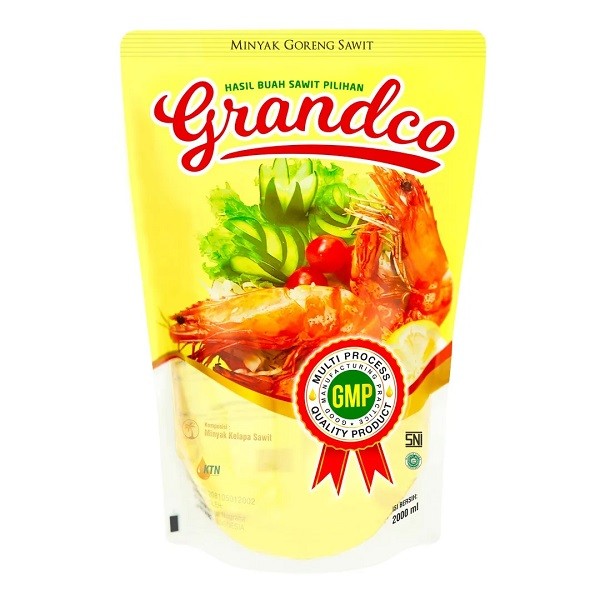 

GRANDCO MINYAK GORENG SAWIT POUCH 2 LITER