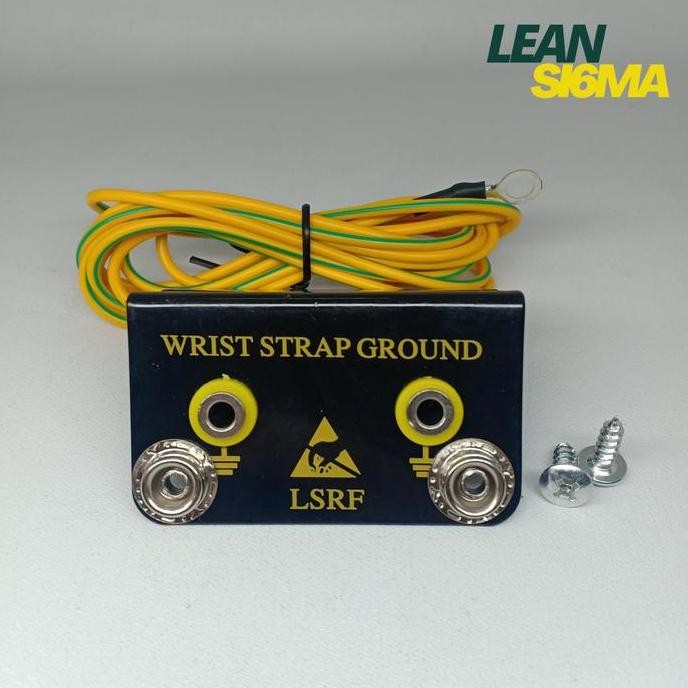 ANTI STATIC SOCKET RING GROUND CONNECTOR FOR ESD WRIST STRAP GROUNDING