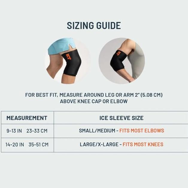 

Kt Health Ice Sleeve Elbow Knee Muscle Recovery Cold Therapy Not Kinesio Tape