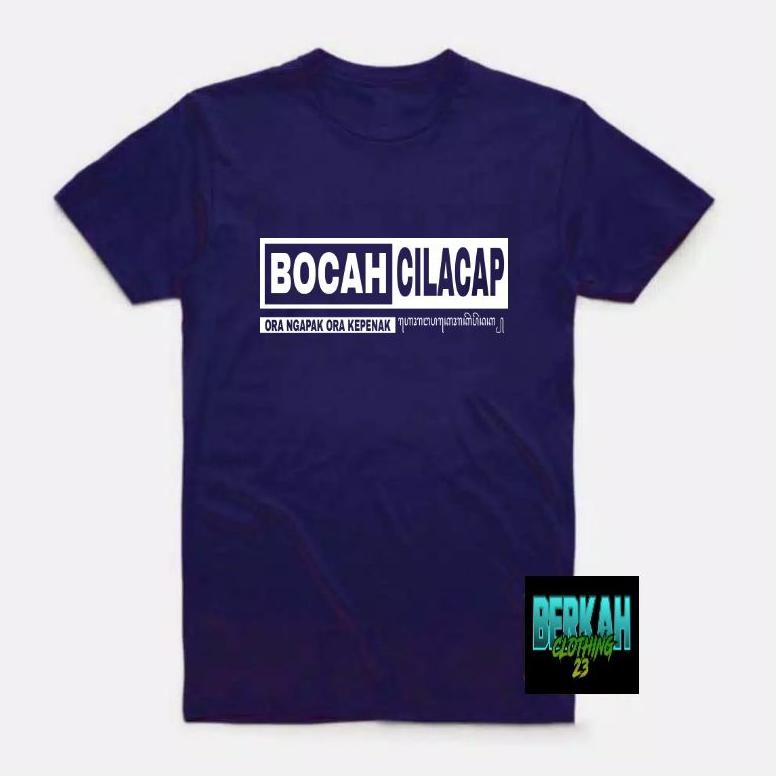 Promo Kaos Baju Bocahcah Cilacap Ora Ngapak Ora Kepenak Aksara Jawa