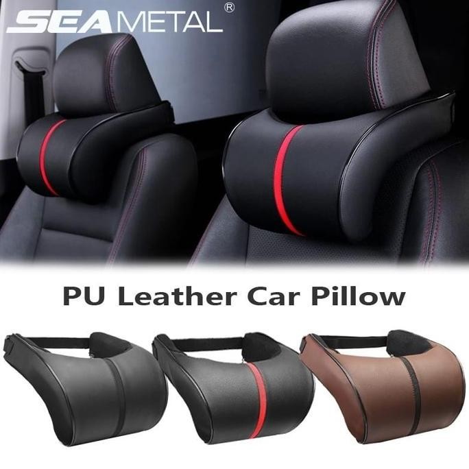 Toyota Fortuner Harrier Bantal Mobil Leher Kepala Dakron Kulit Premium