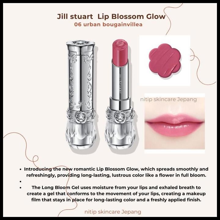 Terlaris Jill stuart lip blossom glow original jill stuart japan Best Seller