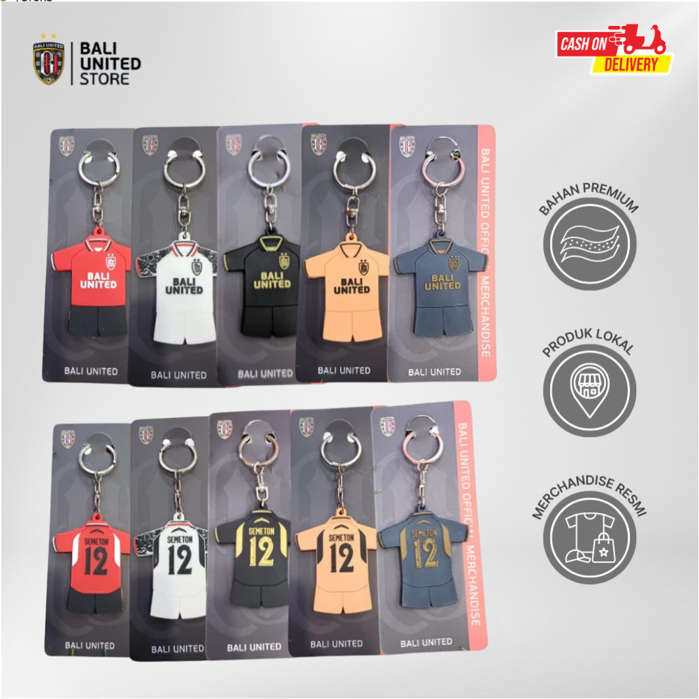 Bali United Gantungan Kunci Berjuang Bersama Semeton Keychain