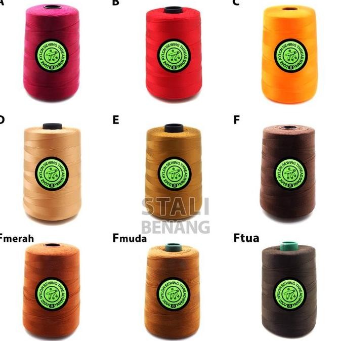 benang nylon peniti no 8