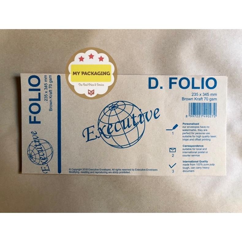 

Ready_Stock_Cod Amplop Coklat Ukuran Folio (1Pack Isi 100Pcs) Ng-92