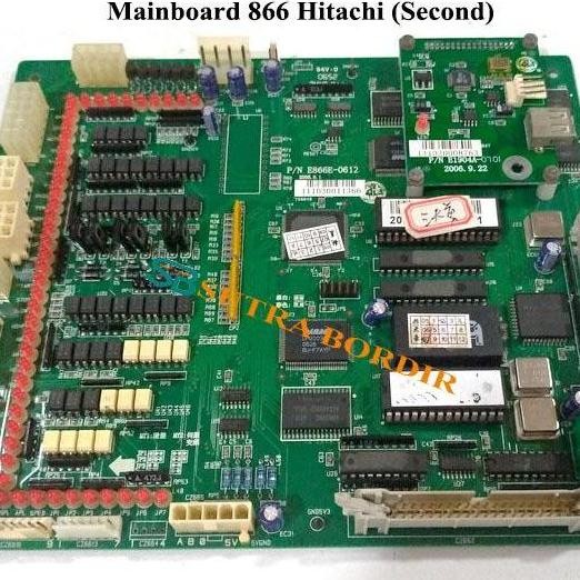 NEW MAINBOARD 866 HITACHI MAINBOARD E866 DAHAO SECOND MAINBOARD HITACHI MOTHERBOARD MESIN BORDIR KOM