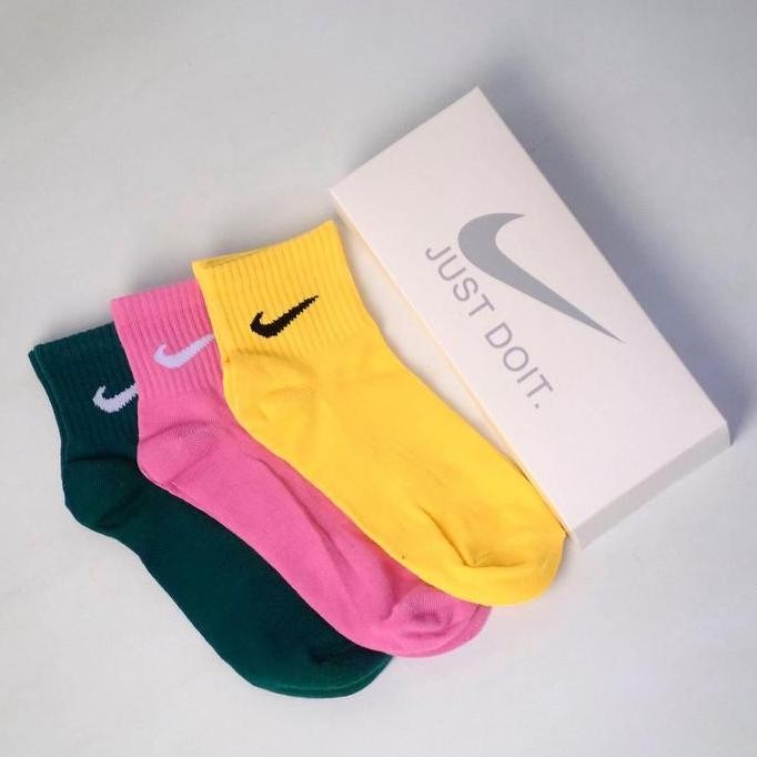 Kaos Kaki Nike Shock Angkle Just Do It 1 Bundle Isi 3