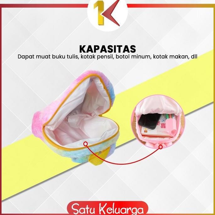 

Terjangkau Sk-T54 Tas Ransel Anak Karakter Kuda Pony Rainbow Model Bulu Halus