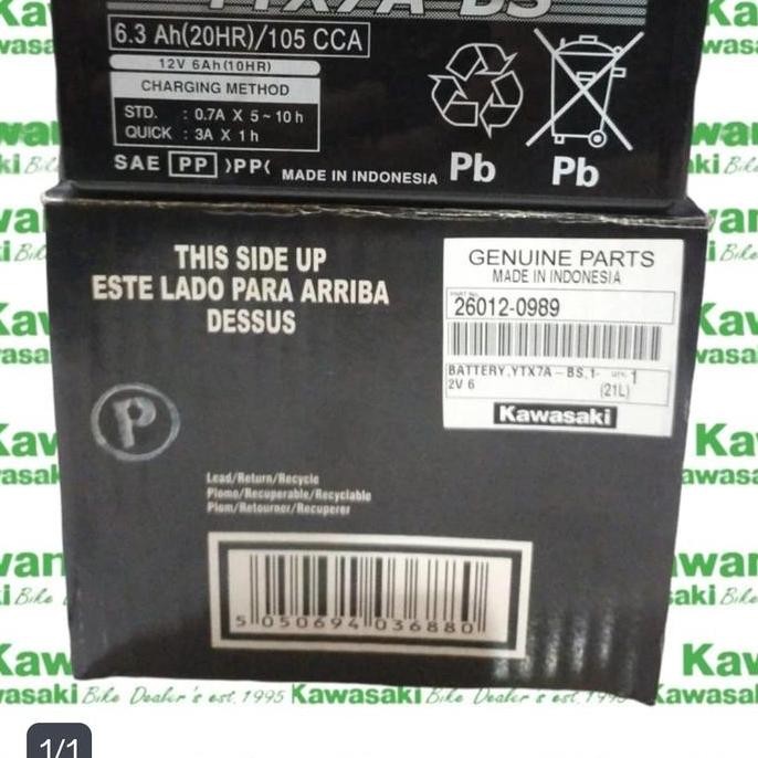 Battery Aki Accu Kawasaki Zx25R Zx25Rr Klx 230 Series Original