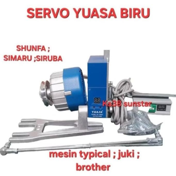 dinamo servo yuasa  mesin typical/juki/brother dll