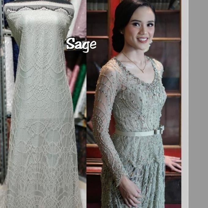 Brokat Motif Sultan , Lace , Kain