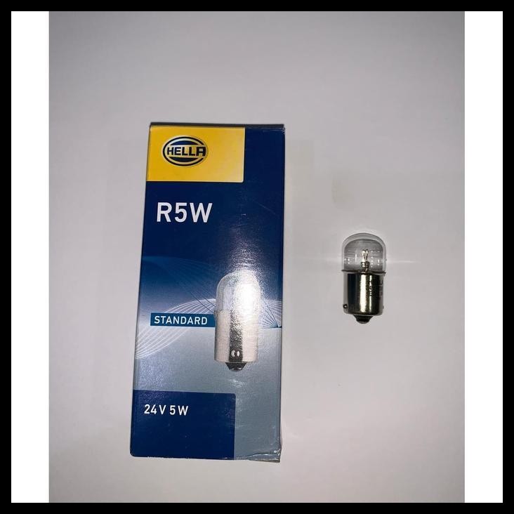 TERMURAH BOHLAM 24 V K 1 KECIL HELLA R5W 24V 5W -63496 