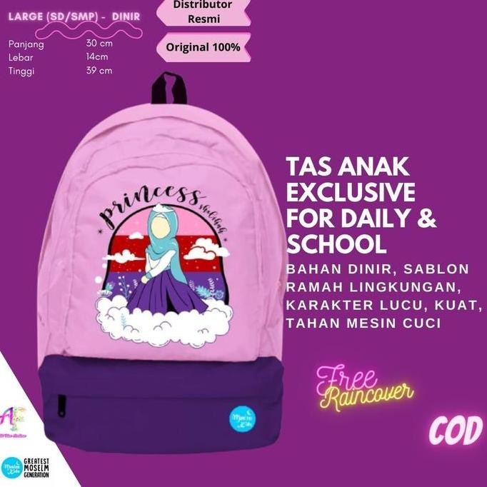 

Spesial Tas Dinir Large Tas Anak Sekolah Sd Smp Muslim Moslem Kids Backpack
