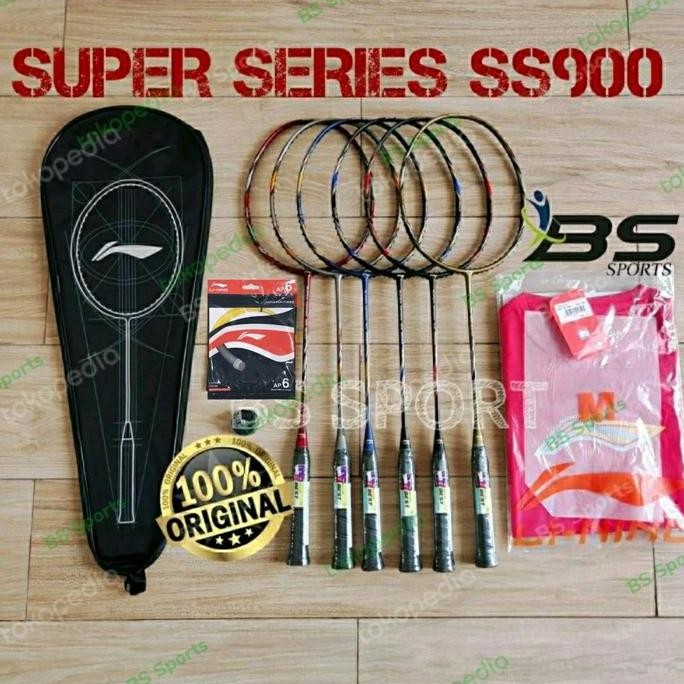 TERBARU - RAKET BADMINTON LINING SUPER SERIES SS900 SS 900 ORIGINAL
