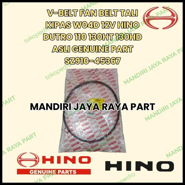 V-BELT FAN BELT TALI KIPAS 12V HINO DUTRO 110 130HT 130HD SZ910-45367