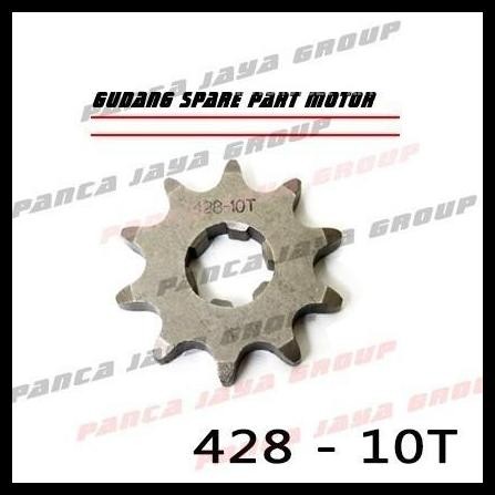DISKON GEAR DEPAN 428 10-10T YAMAHA V75 V80 V80SS V80DX ROBOT V-75-80 