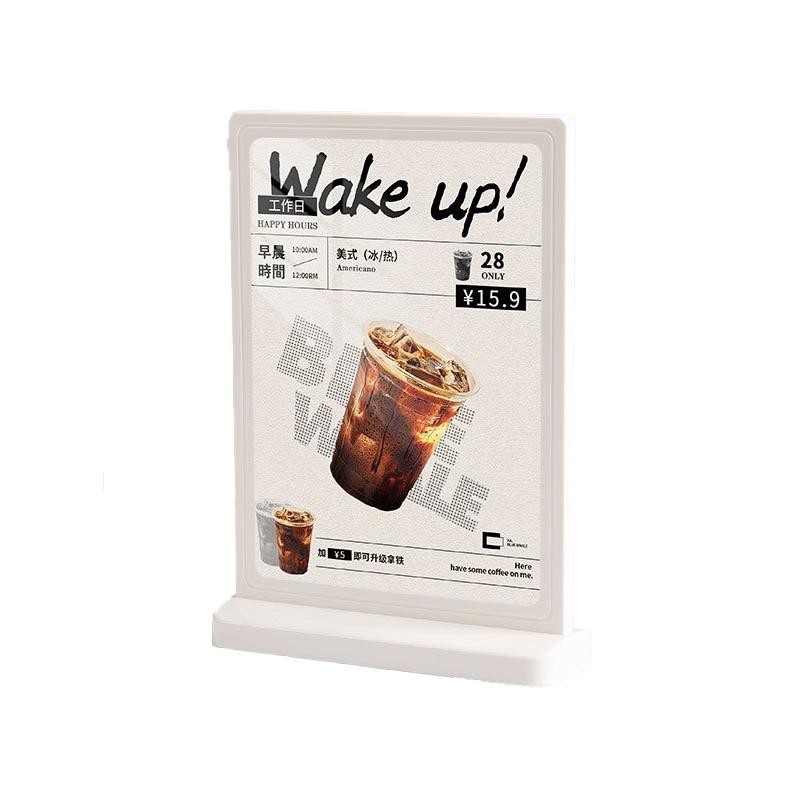 

Premium A5 Stand Akrilik Stand Menu Tempat Brosur Holder Menu Sign Holder Cafe Rumah Makan High Quality
