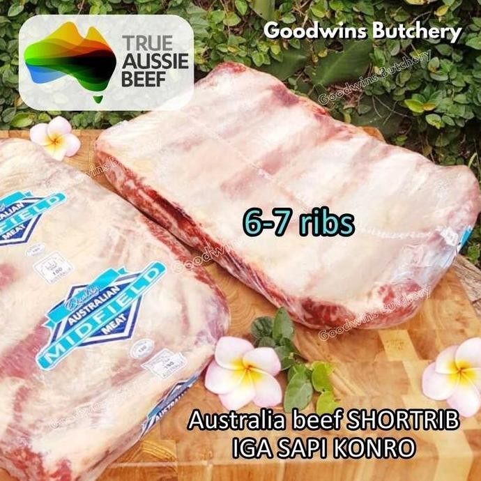 

Beef Shortrib Whole Cuts Utuh 4-7 Ribs Daging Iga Sapi | Australia Midfield Nolan Amh Teys Ect Greenlea | Short Rib Konro Frozen