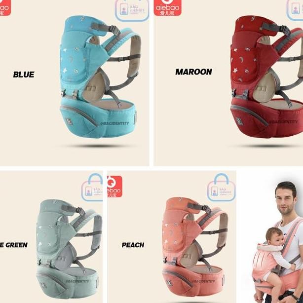 Gendongan Bayi Baby Carrier Hipseat Aiebao 6634 Multifungsi