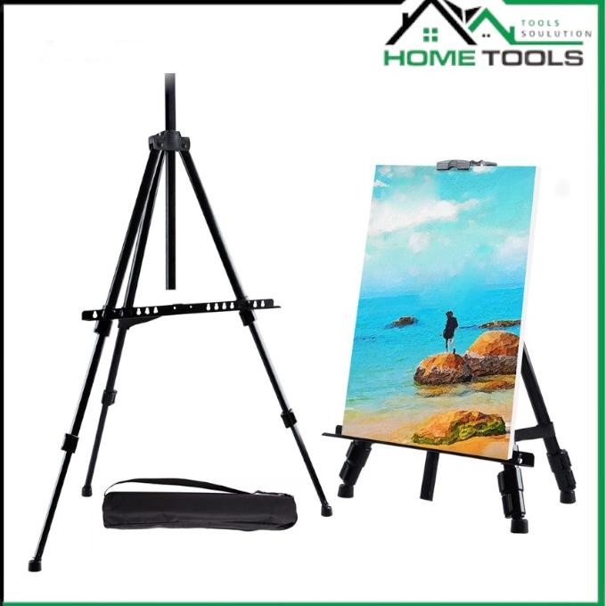 

Tripod Stand Holder Lukisan Dudukan Bingkai Lukis Portable Standing Frame Tatakan Papan Kanvas Easel