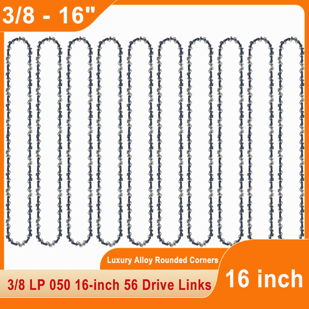 Chain for Mini Chainsaw 16 Inch 3/8"LP Electric Saw 56 Drive Links Saw Blade 16" Wireless Mini Saw C