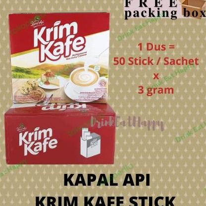 

Kapal Api Krim Kafe Sti 50 Sachet X 3Gr Krimer Creamer 3 Gram