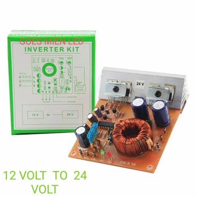 Promo kit inverter 12 volt to 24 volt COD
