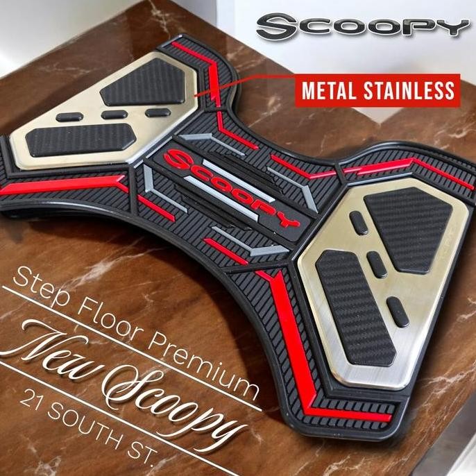 KARPET MOTOR HONDA SCOOPY - KARPET SCOOPY - KARPET SCOPI BAHAN FULL KARET DAN STENLIS PREMIUM