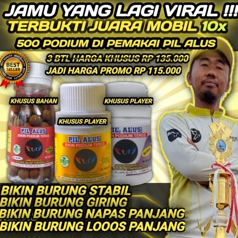 Jamu Merpati Pil Alus Kombinasi 3 Botol Bikin Full Stabil Dan Juara ND8