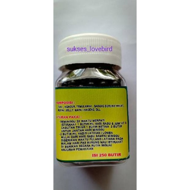 Jamu Merpati Raja Herbal(250 butir) ND8