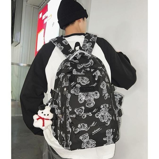 

Terjangkau [Best Seller] Tas Sekolah Unisex Tas Backpack Anak Ransel Sekolah Tas Ransel Pria Motif Bear Tas Vavanbag Motif Kekinian Viral