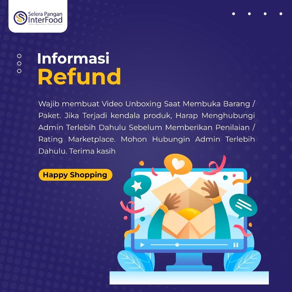 

Selera Pangan interfood Cabai Bubuk 1kg