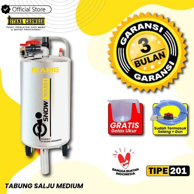 Tabung Snow Wash / Tabung Salju 20 liter Stainless 201 IKAME