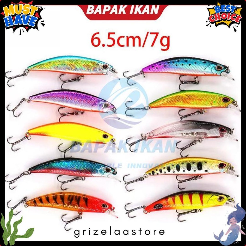 Sinking  Minnow 6.5Cm/7G Lure Fishing Bait Set Tackle Lure For Fishing Swim Bait Lure Hook Fishing L