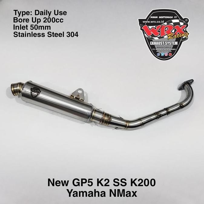 Knalpot WRX New GP5 SS K200 NMax
