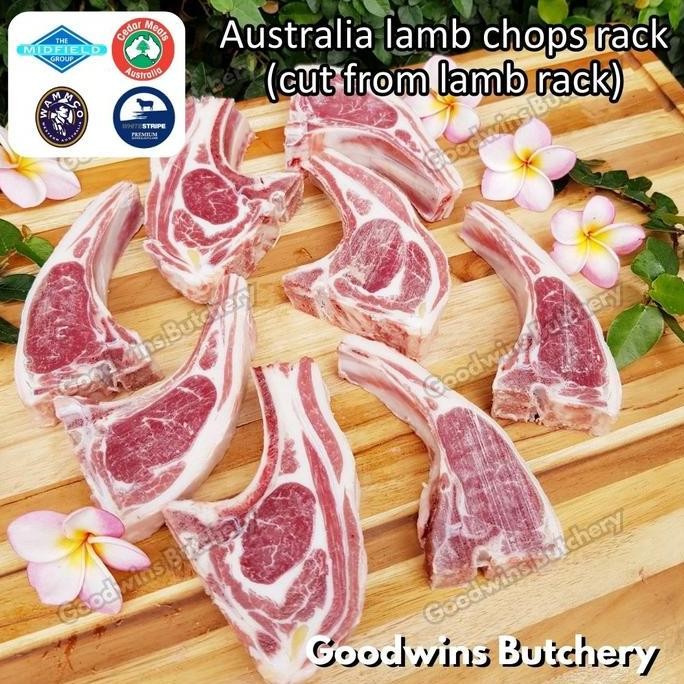 

Lamb Chop Rack (Cut From Lamb Rack) Australia Wammco Whitestripe Midfield | Iga Domba Muda Frozen