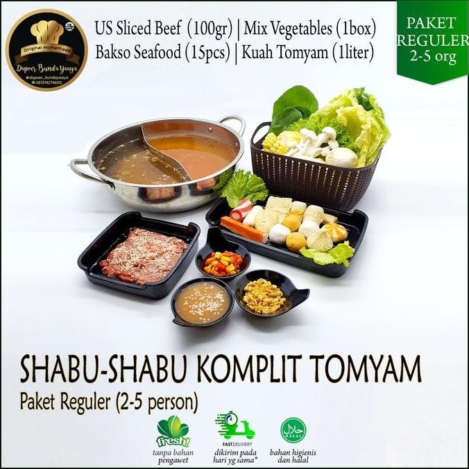 

Paket Shabu Komplit Kuah Tomyam Untuk 2-5 Orang (Halal Food)