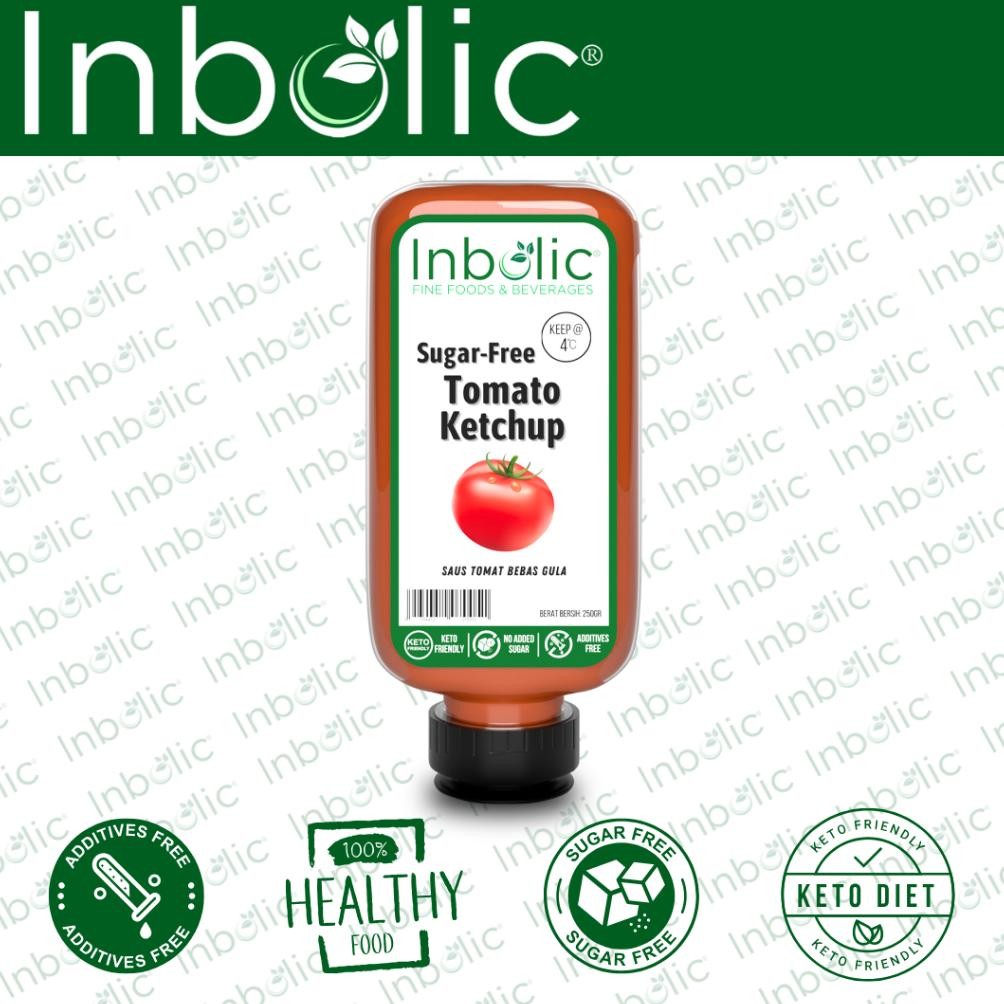 

Inbolic Sugar Free Tomato Ketchup Sauce | Saos Tomat Bebas Gula | Saos Keto | Saus Bebas Gula & MSG