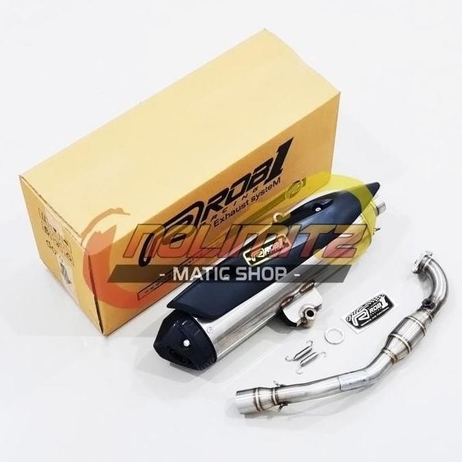Knalpot Standar Racing ROB1 RCB1 Power Boom Honda PCX 160