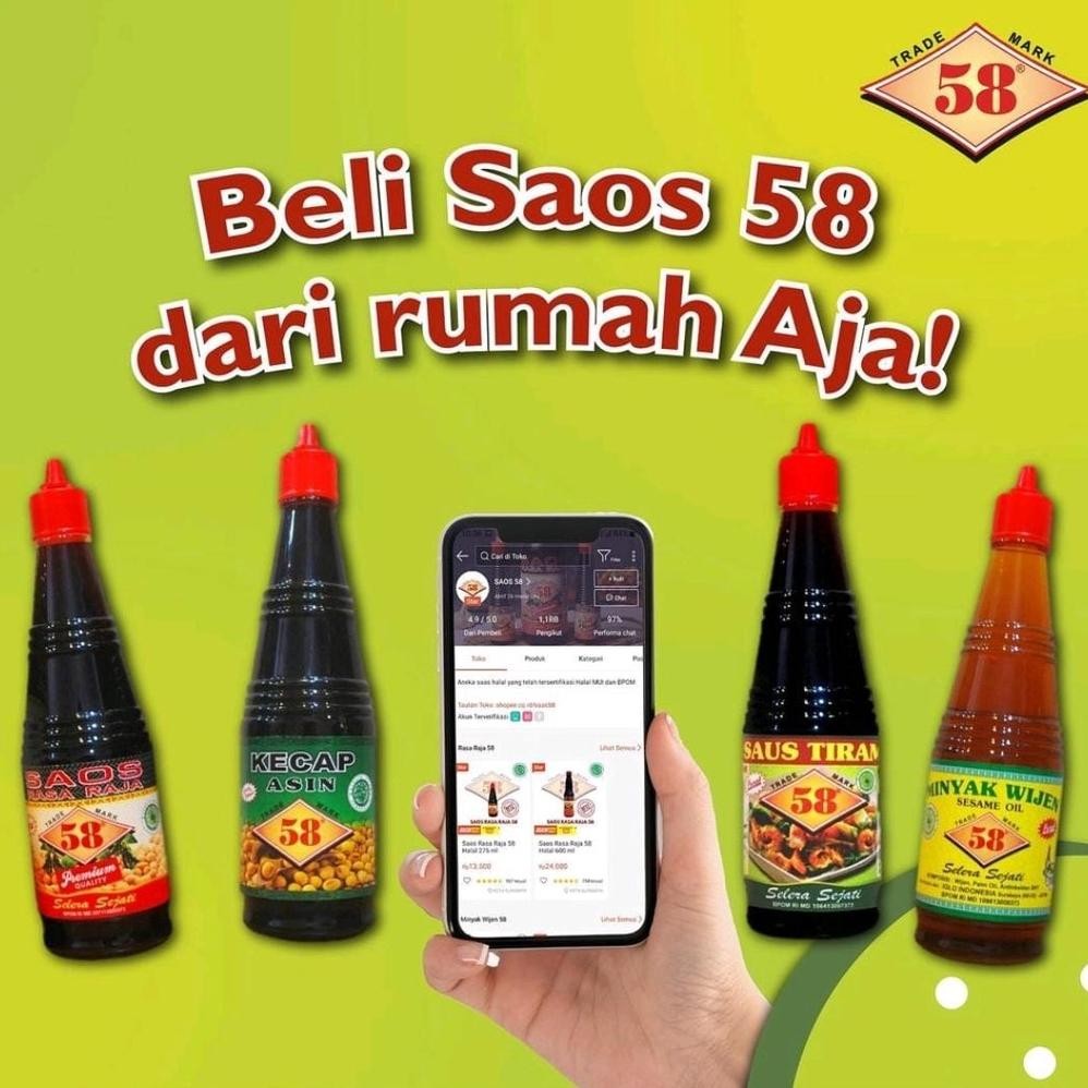 

Saos 58 - PAKET IRWIN 275ML (KECAP IKAN, RASA RAJA, MINYAK WIJEN, KECAP INGGRIS)