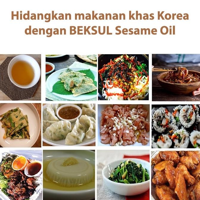 

CJ BEKSUL Sesame Oil - Minyak Wijen Dengan 100% Wijen Asli Korea 320ml