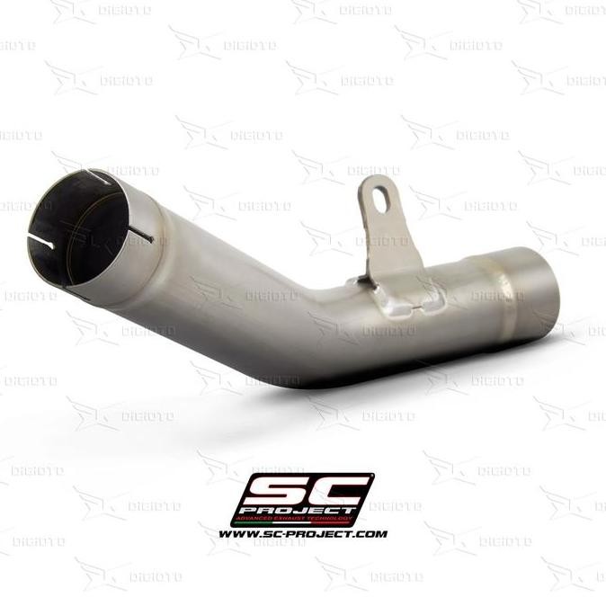 SC Project Mid Pipe / Link Pipe Knalpot Kawasaki ZX-6R 636 Titanium