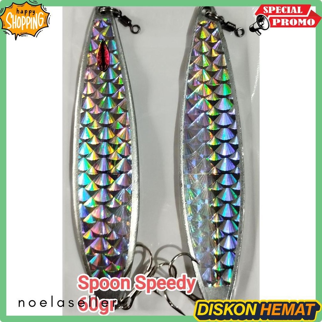 Spoon Lure Galvanis Tipe S & Speedy 30-60Gr Diskon Setengah Harga