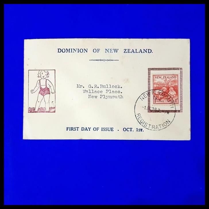 

HOT DEAL PERANGKO/PRANGKO ANAK-ANAK. FDC DOMINION OF NEW ZEALAND 1938 !!!!!!