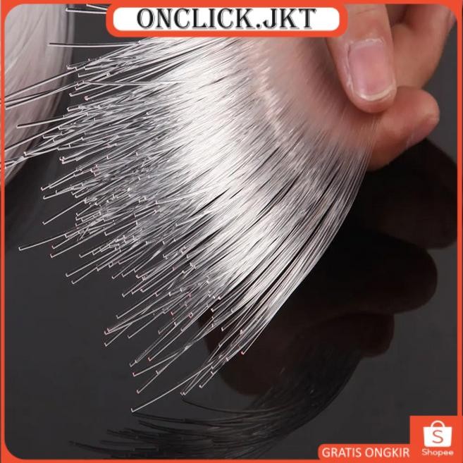 Ms Kabel Fiber Optik Pmma Panjang 100 Meter Diameter 0.75Mm 1Mm 1.5Mm 2Mm Lampu Hias Led Plafon Bint