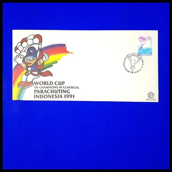 

HOT DEAL PRANGKO INDONESIA. SHP WORLD CUP CLASSICAL PARACHUTING INDONESIA 1991 !