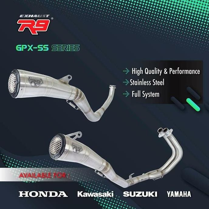 Knalpot R9 GP CBR250RR Full System