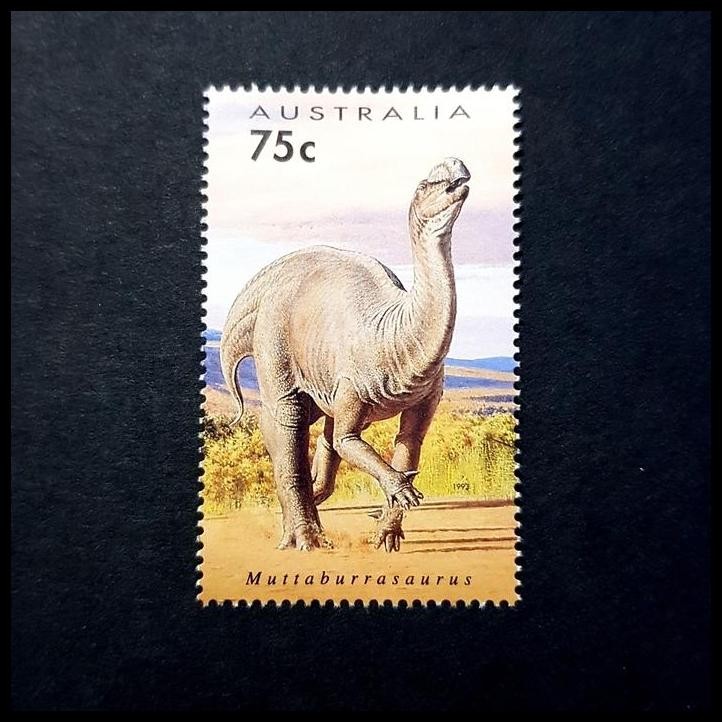 

BEST DEAL PRANGKO DINOSAURUS MUTTABURRASAURUS DARI AUSTRALIA !!!!!