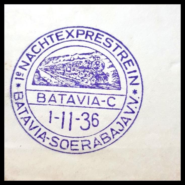 

GRATIS ONGKIR PRANGKO NED INDIE 1936. RATU WILHELMINA 12 CENT DI ATAS SAMPUL DENGAN PROPAGANDA STEMPEL KERETA EXPRESS BATAVIA-SOERABAJA. DARI BATAVIA DIKIRIM KE KEDIRI VIA SURABAYA. ISTIMEWA !!!!